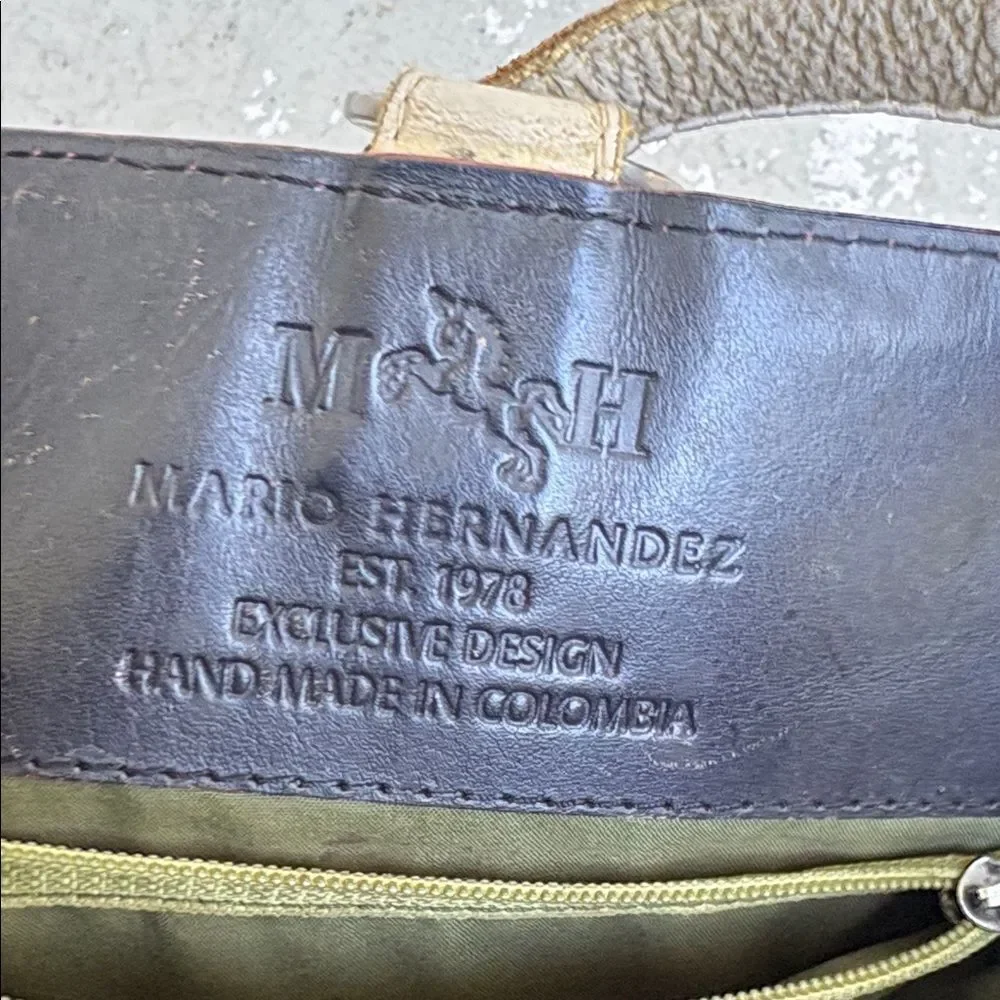 Mario Hernandez butterfly hobo bag
